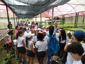Escola Arco Iris Visita ao Horto Hidroponico  Camaçari-Ba
