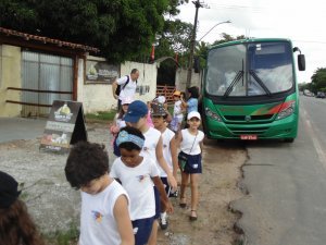 Escola Arco Iris Visita ao Horto Hidroponico  Camaçari-Ba