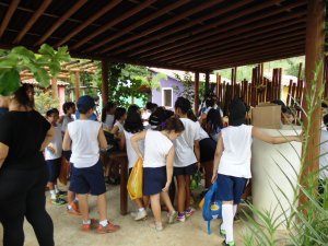 Escola Arco Iris Visita ao Horto Hidroponico  Camaçari-Ba