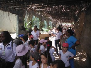 Passeio ao Zoologico com Escola Girassol 120 alunos.