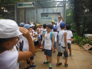 Passeio ao Zoologico com Escola Girassol 120 alunos.